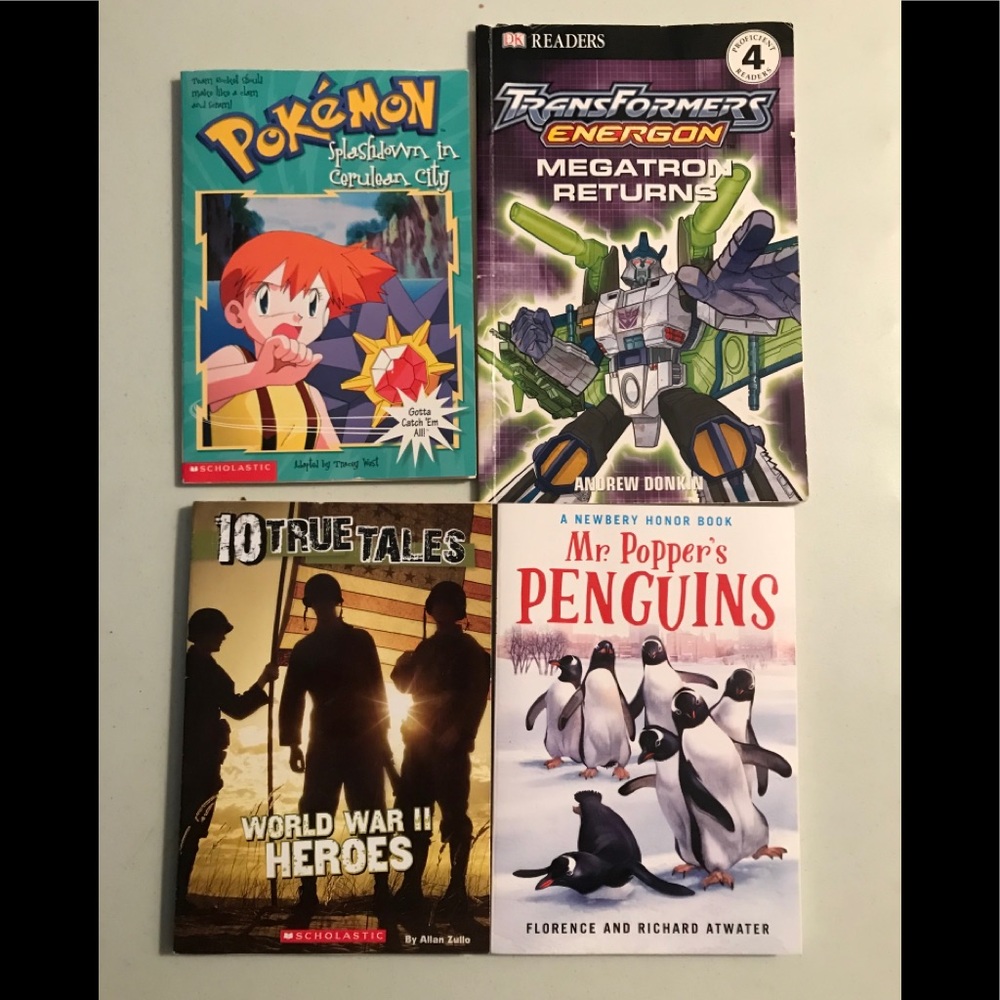 Pokémon Transformers Book Lot